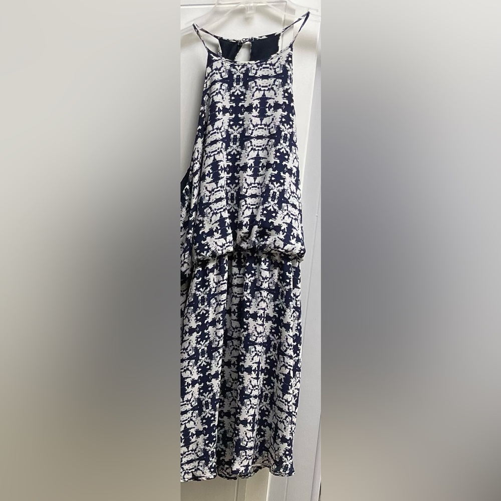 Navy & White dress, size Medium